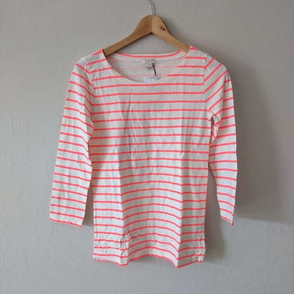 J. Crew Tops - NWT J. Crew Scoop neck Striped Shirt